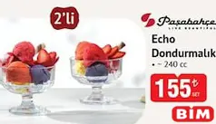 PAŞABAHÇE ECHO DONDURMALIK 240 CC 2'Lİ